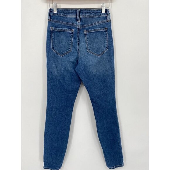 ATHLETA True Blue SCULPTEK ULTRA SKINNY Slimming Stretch Jeans SIZE 0 - Picture 2 of 5